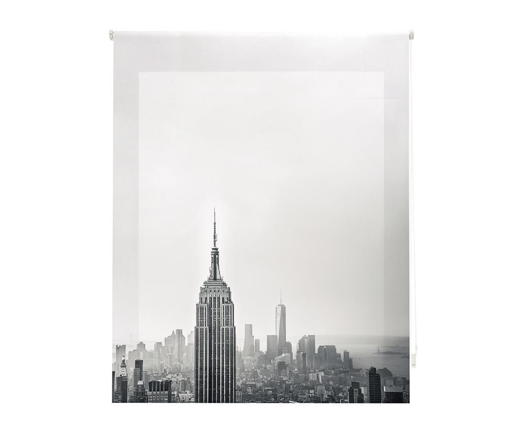 Jaluzea tip rulou New York 180×180 cm – Blindecor, Gri & Argintiu Blindecor